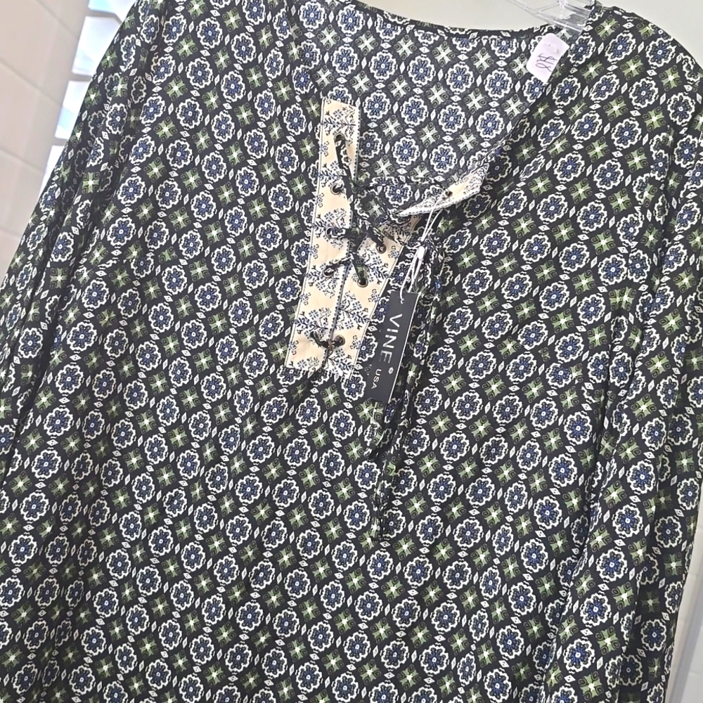 Boho long tunic
